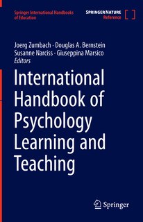 International Handbook Of Psychology Learning And Teaching