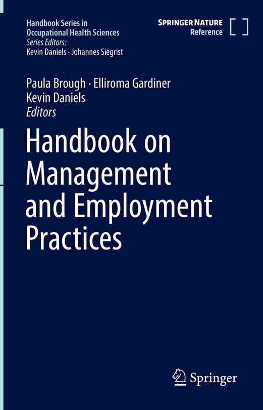 Couverture_Handbook On Management And Employment Practices