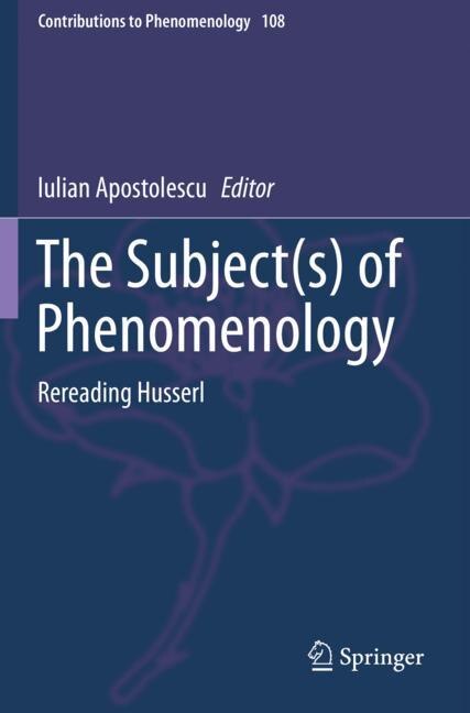 Front cover_The Subject(s) Of Phenomenology