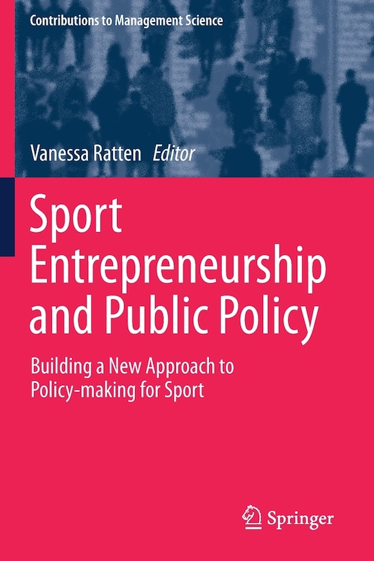 Front cover_Sport Entrepreneurship And Public Policy