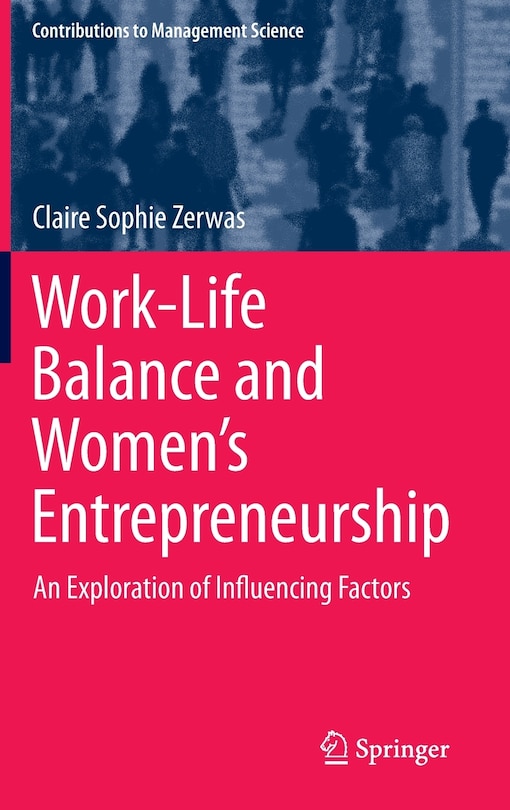Front cover_Work-life Balance And Women's Entrepreneurship
