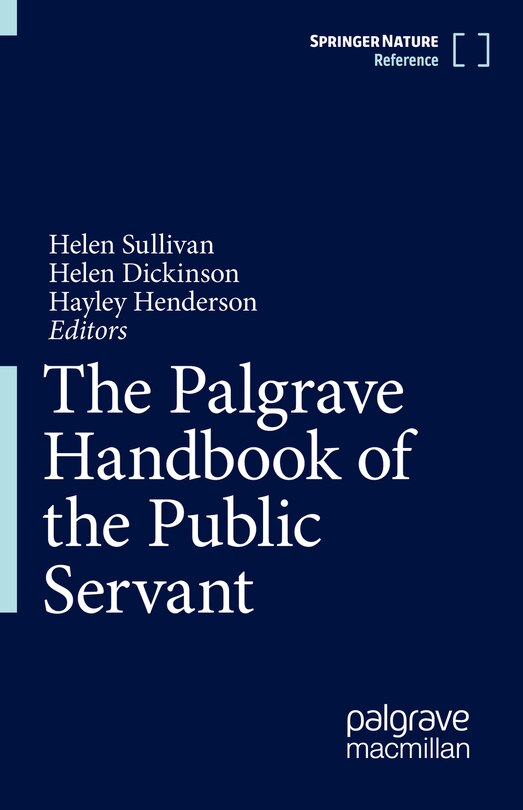 Couverture_The Palgrave Handbook Of The Public Servant