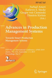 Front cover_Advances in Production Management Systems. Towards Smart Production Management Systems