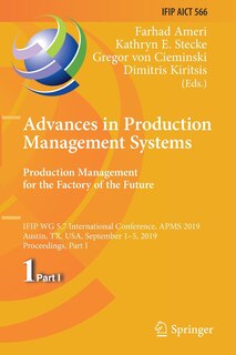 Couverture_Advances in Production Management Systems. Production Management for the Factory of the Future