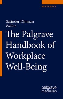 Couverture_The Palgrave Handbook Of Workplace Well-being