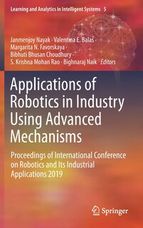 Couverture_Applications Of Robotics In Industry Using Advanced Mechanisms