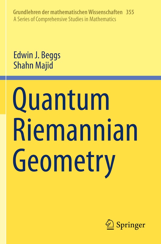 Front cover_Quantum Riemannian Geometry