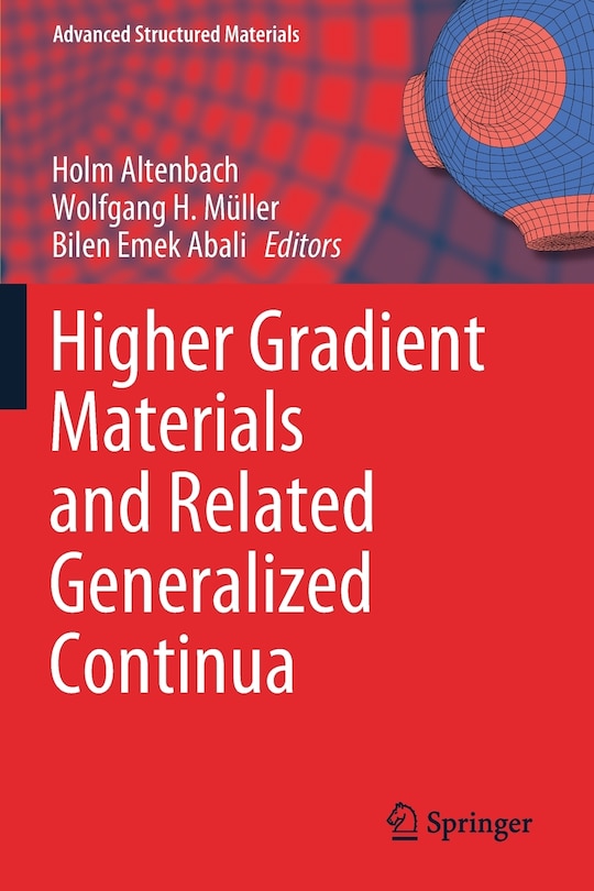 Front cover_Higher Gradient Materials And Related Generalized Continua