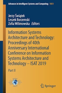 Couverture_Information Systems Architecture and Technology