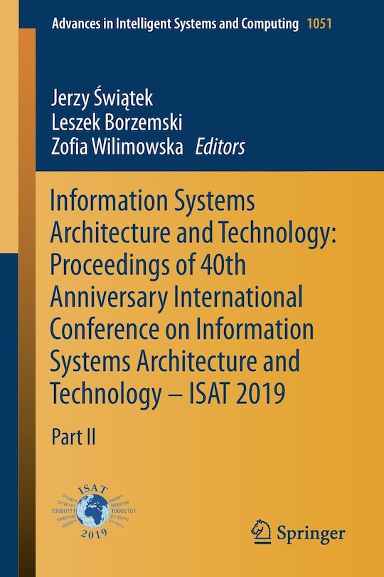 Couverture_Information Systems Architecture and Technology