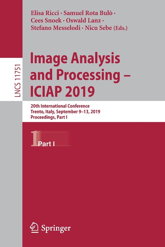 Front cover_Image Analysis And Processing - Iciap 2019