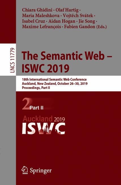 Front cover_The Semantic Web - ISWC 2019