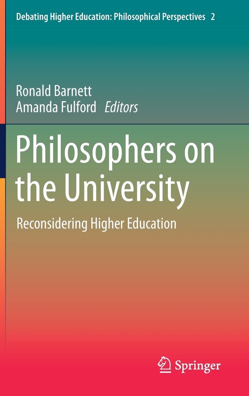 Couverture_Philosophers On The University