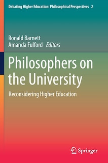 Front cover_Philosophers on the University