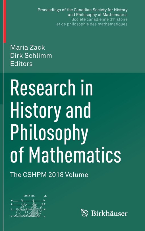 Front cover_Research In History And Philosophy Of Mathematics