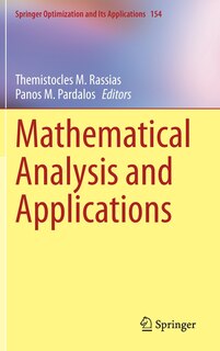 Couverture_Mathematical Analysis And Applications
