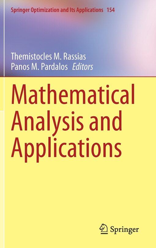 Couverture_Mathematical Analysis And Applications