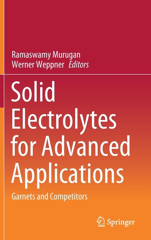 Couverture_Solid Electrolytes For Advanced Applications