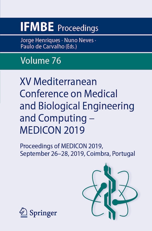 Couverture_Xv Mediterranean Conference On Medical And Biological Engineering And Computing - Medicon 2019