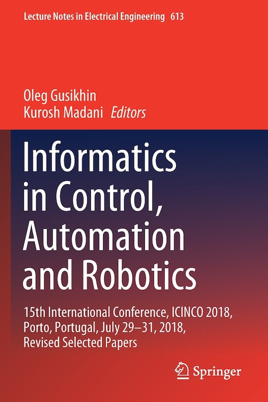 Front cover_Informatics in Control, Automation and Robotics