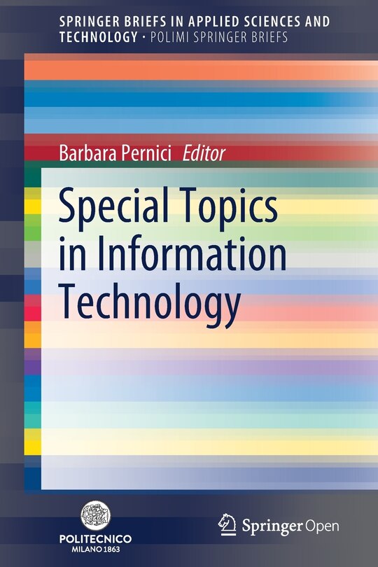 Front cover_Special Topics In Information Technology