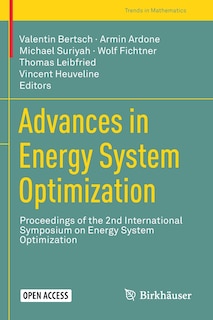 Front cover_Advances In Energy System Optimization