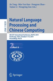 Front cover_Natural Language Processing and Chinese Computing
