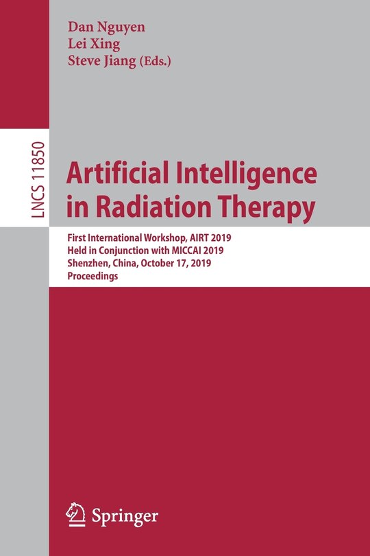 Front cover_Artificial Intelligence in Radiation Therapy