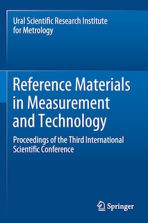 Couverture_Reference Materials In Measurement And Technology