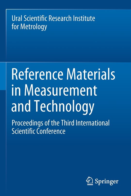 Couverture_Reference Materials In Measurement And Technology