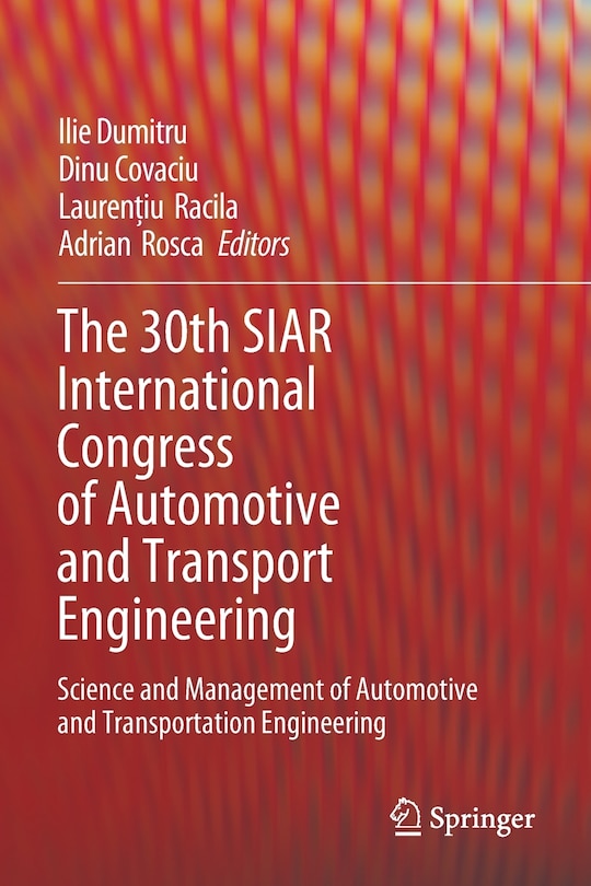 Front cover_The 30th Siar International Congress Of Automotive And Transport Engineering