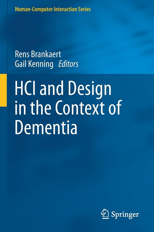 Couverture_Hci And Design In The Context Of Dementia