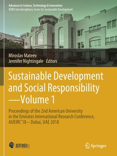 Couverture_Sustainable Development and Social Responsibility-Volume 1