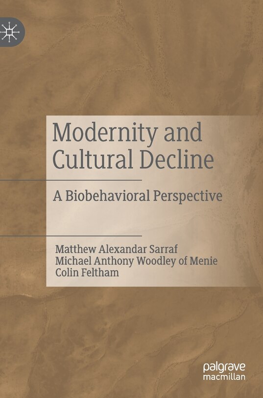 Front cover_Modernity And Cultural Decline