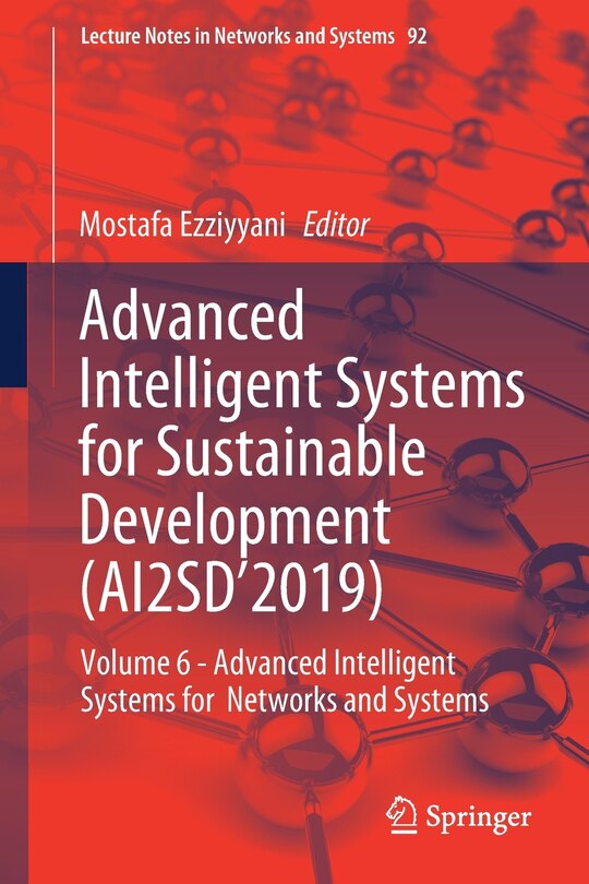 Front cover_Advanced Intelligent Systems For Sustainable Development (ai2sd'2019
