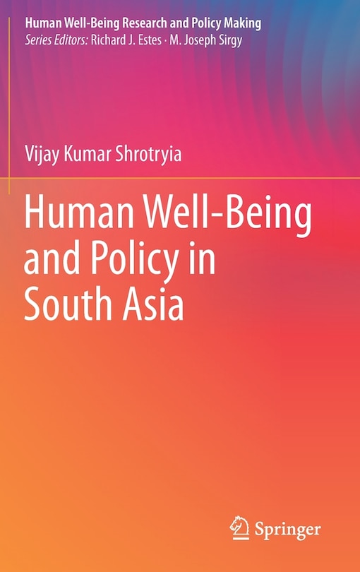 Front cover_Human Well-being And Policy In South Asia