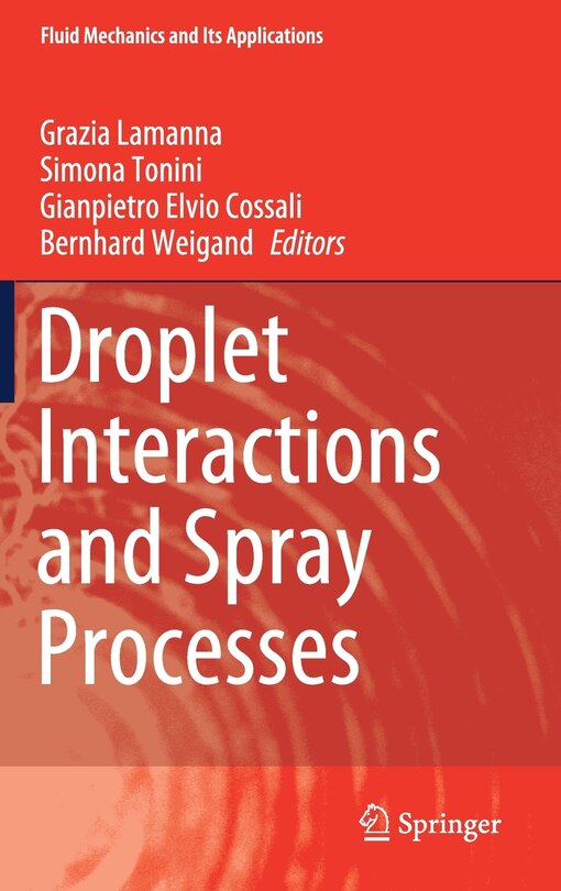 Front cover_Droplet Interactions And Spray Processes