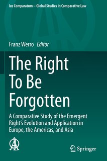 Front cover_The Right To Be Forgotten