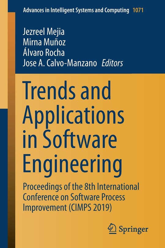 Couverture_Trends And Applications In Software Engineering