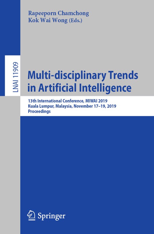 Front cover_Multi-disciplinary Trends In Artificial Intelligence