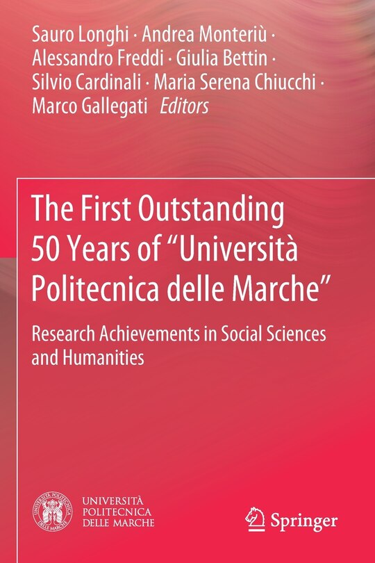 Front cover_The First Outstanding 50 Years of Universita Politecnica delle Marche