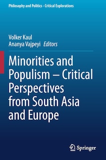 Couverture_Minorities And Populism - Critical Perspectives From South Asia And Europe