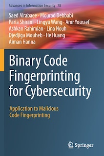 Front cover_Binary Code Fingerprinting For Cybersecurity
