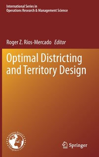 Front cover_Optimal Districting And Territory Design