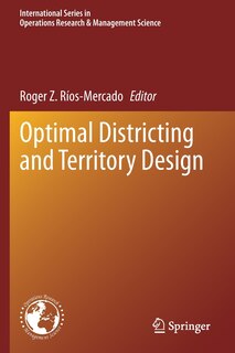 Front cover_Optimal Districting And Territory Design