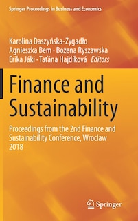 Front cover_Finance And Sustainability