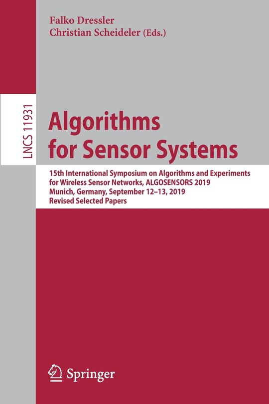 Couverture_Algorithms for Sensor Systems