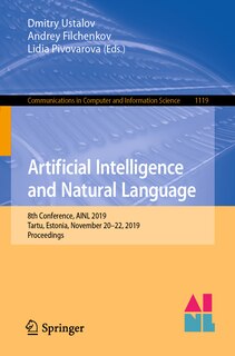 Couverture_Artificial Intelligence and Natural Language