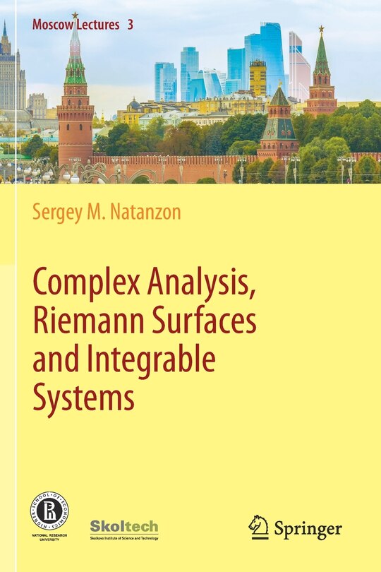 Couverture_Complex Analysis, Riemann Surfaces And Integrable Systems