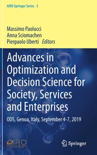 Front cover_Advances In Optimization And Decision Science For Society, Services And Enterprises